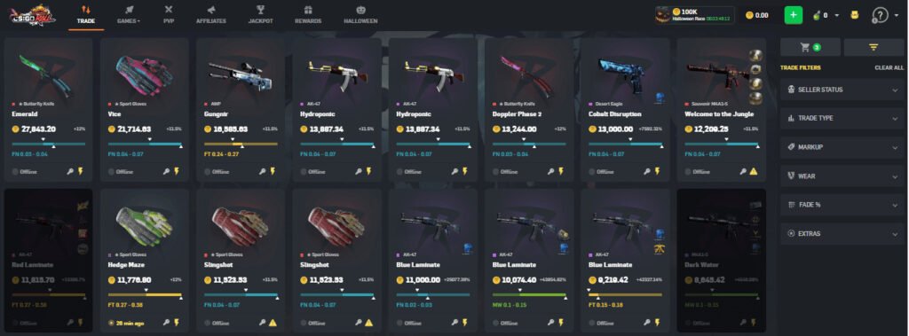 CSGORoll CS2 trading platform